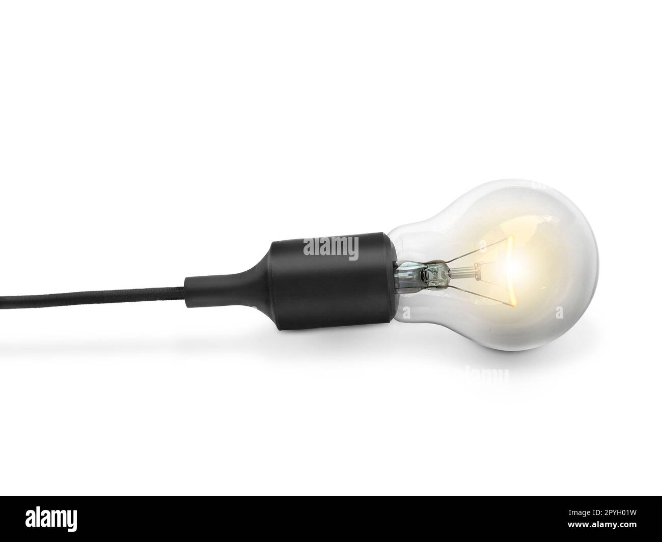 Light bulb isolated on white background Stock Photo