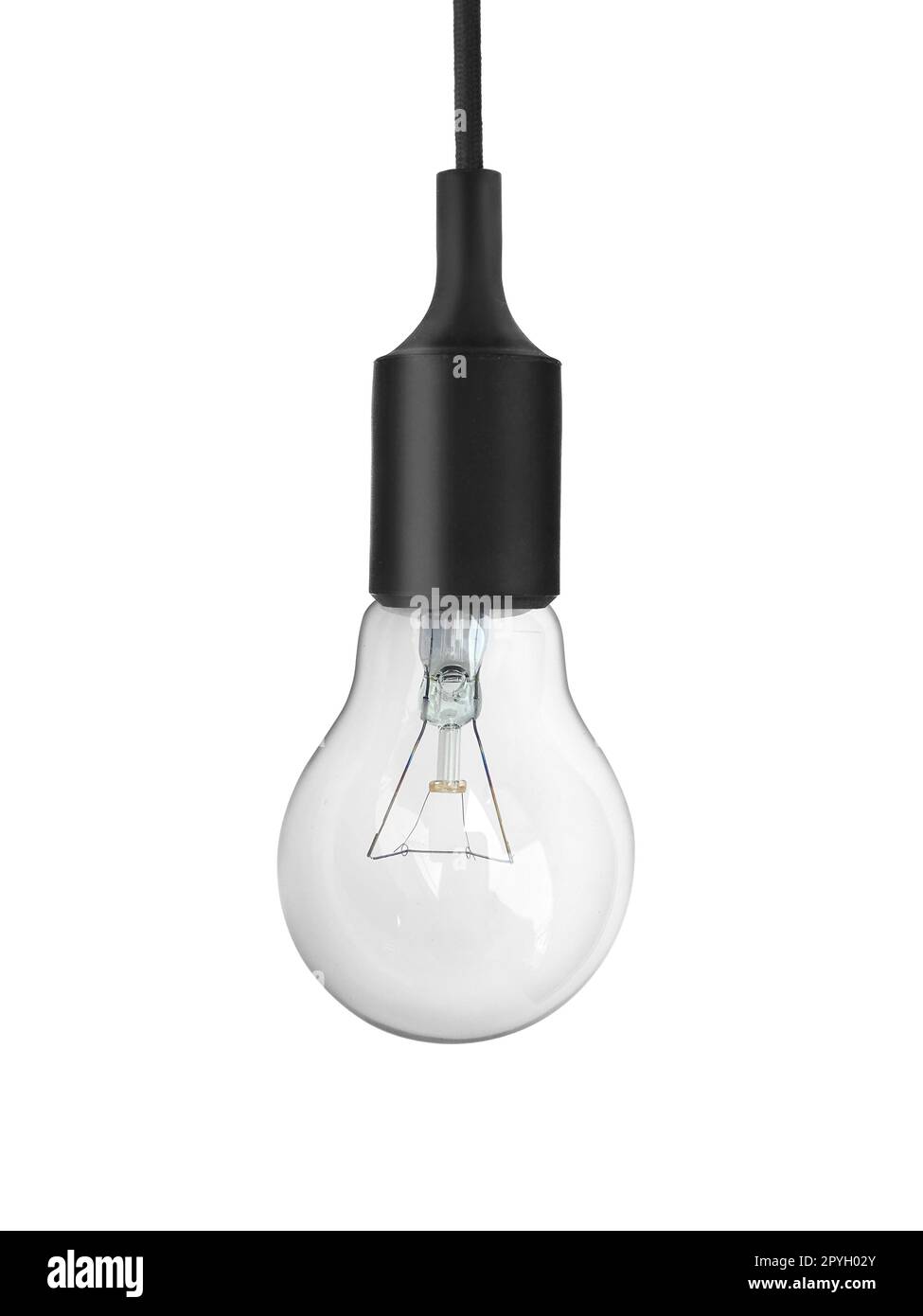 Light bulb isolated on white background Stock Photo - Alamy
