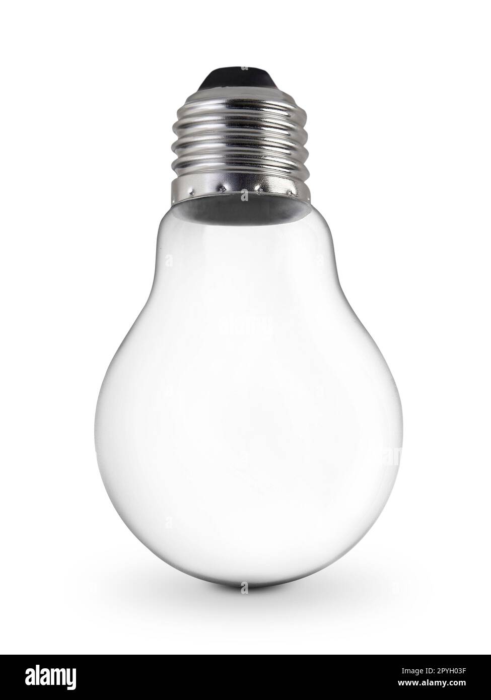 Light bulb, isolated, Realistic photo image Stock Photo