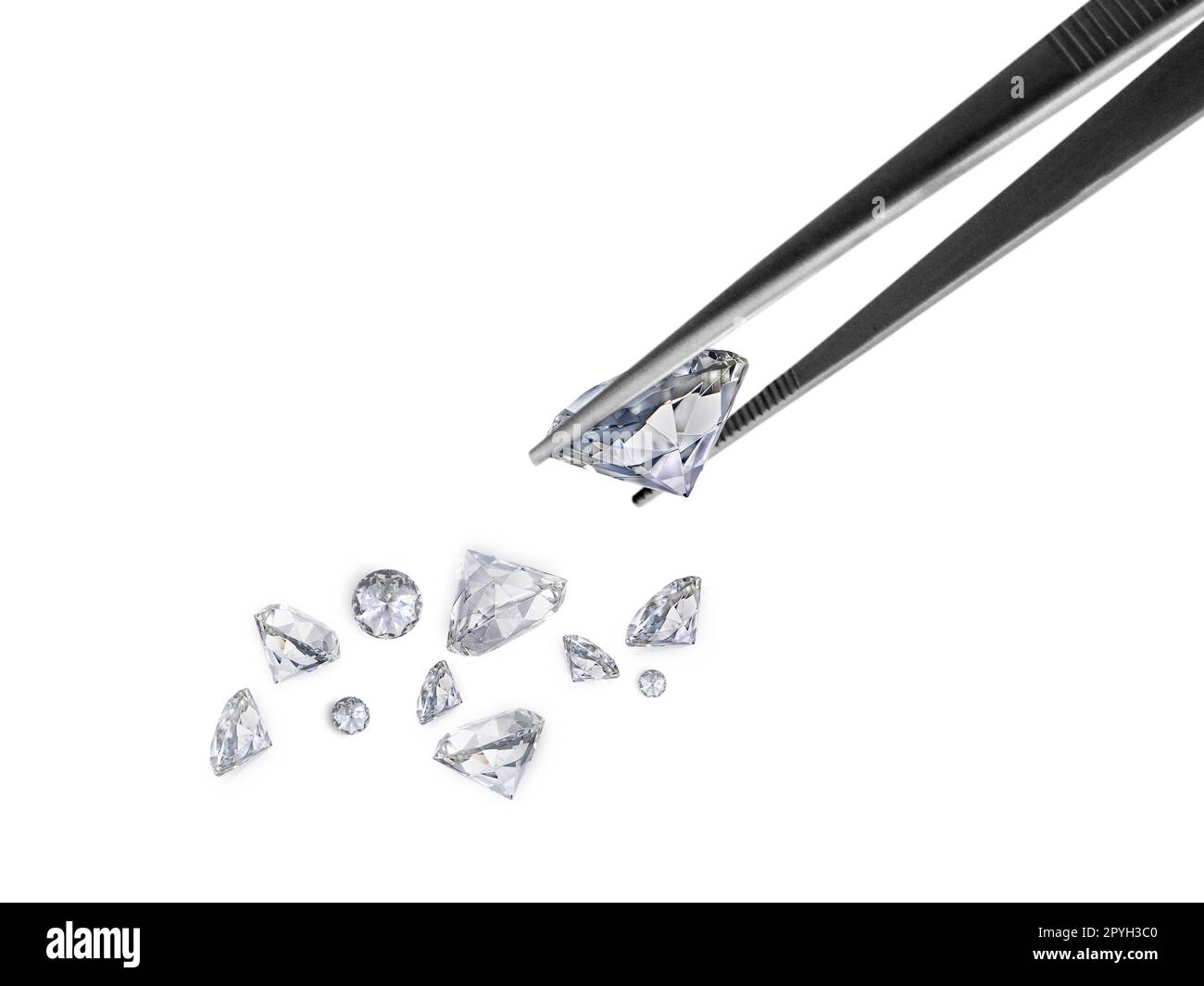 Brilliant cut diamond held hi-res stock photography and images - Alamy