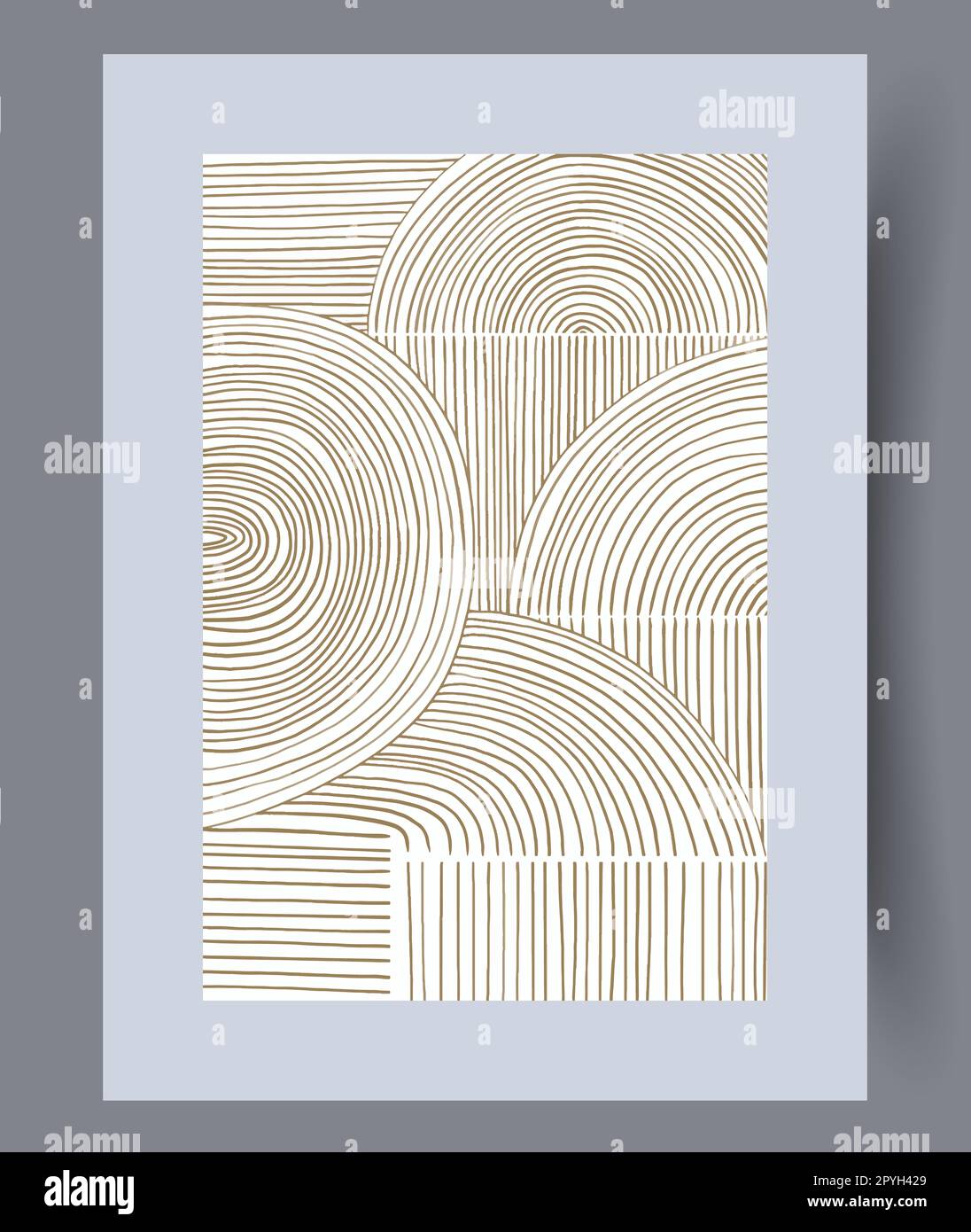 Abstract minimalism modern stripes wall art print. Wall artwork for ...