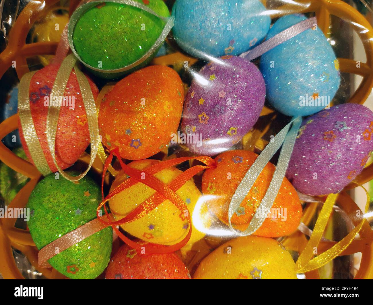 Easter eggs close up Stock Photo - Alamy