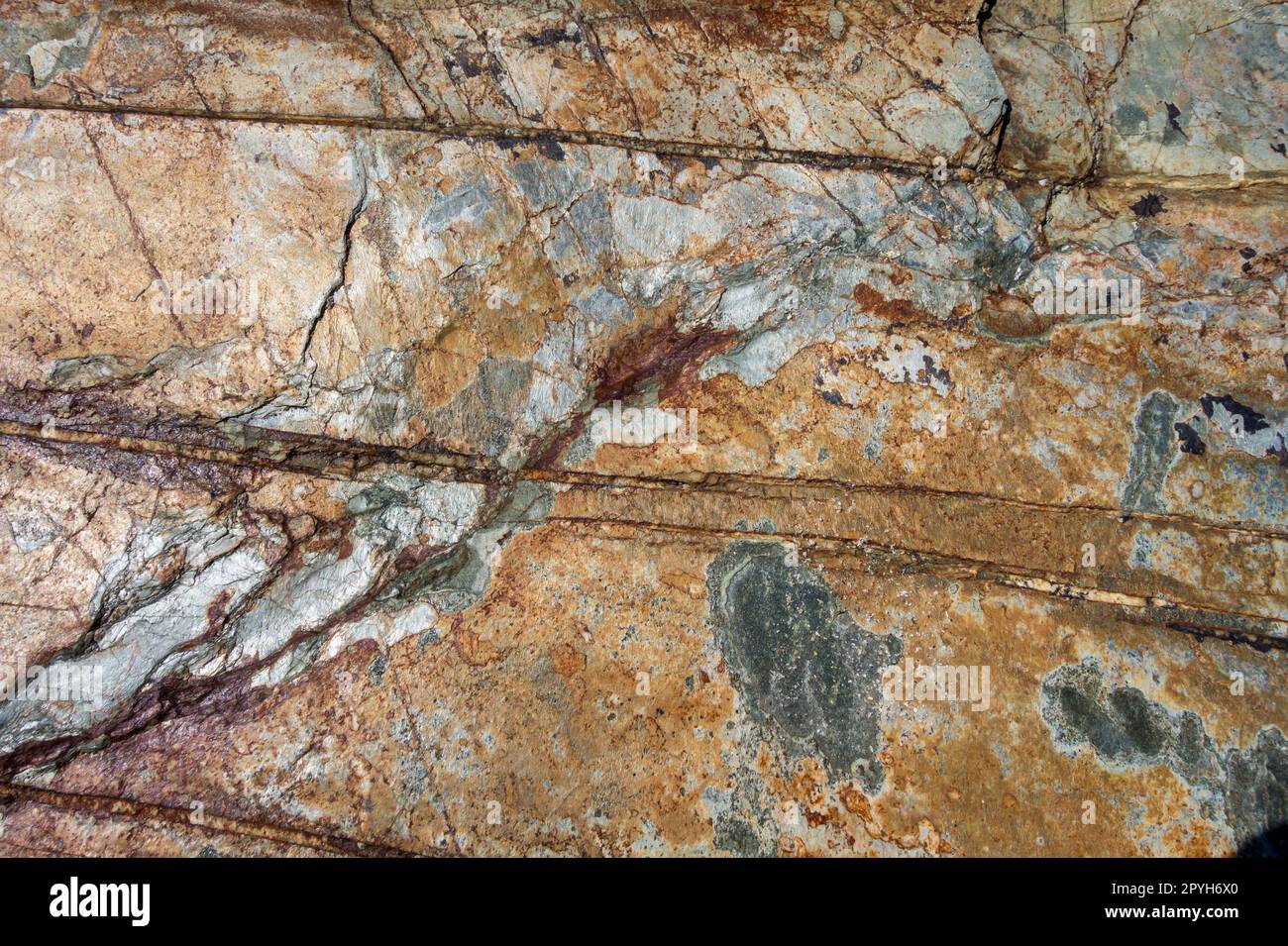 Slate and schist background texture Stock Photo