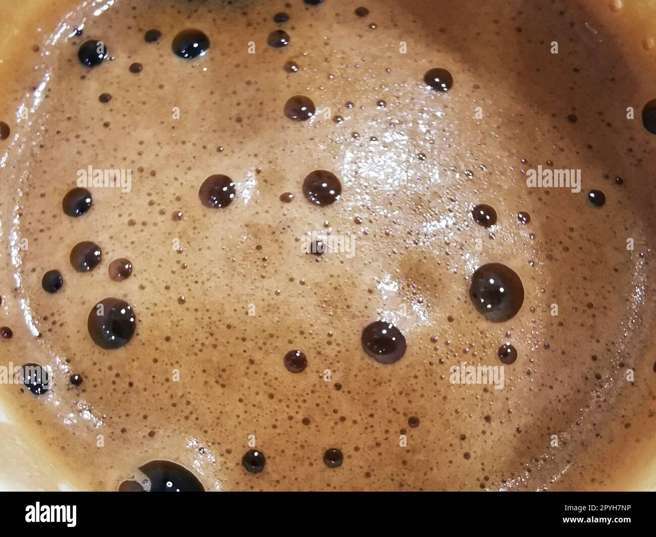 close up of a hot coffee mug Stock Photo