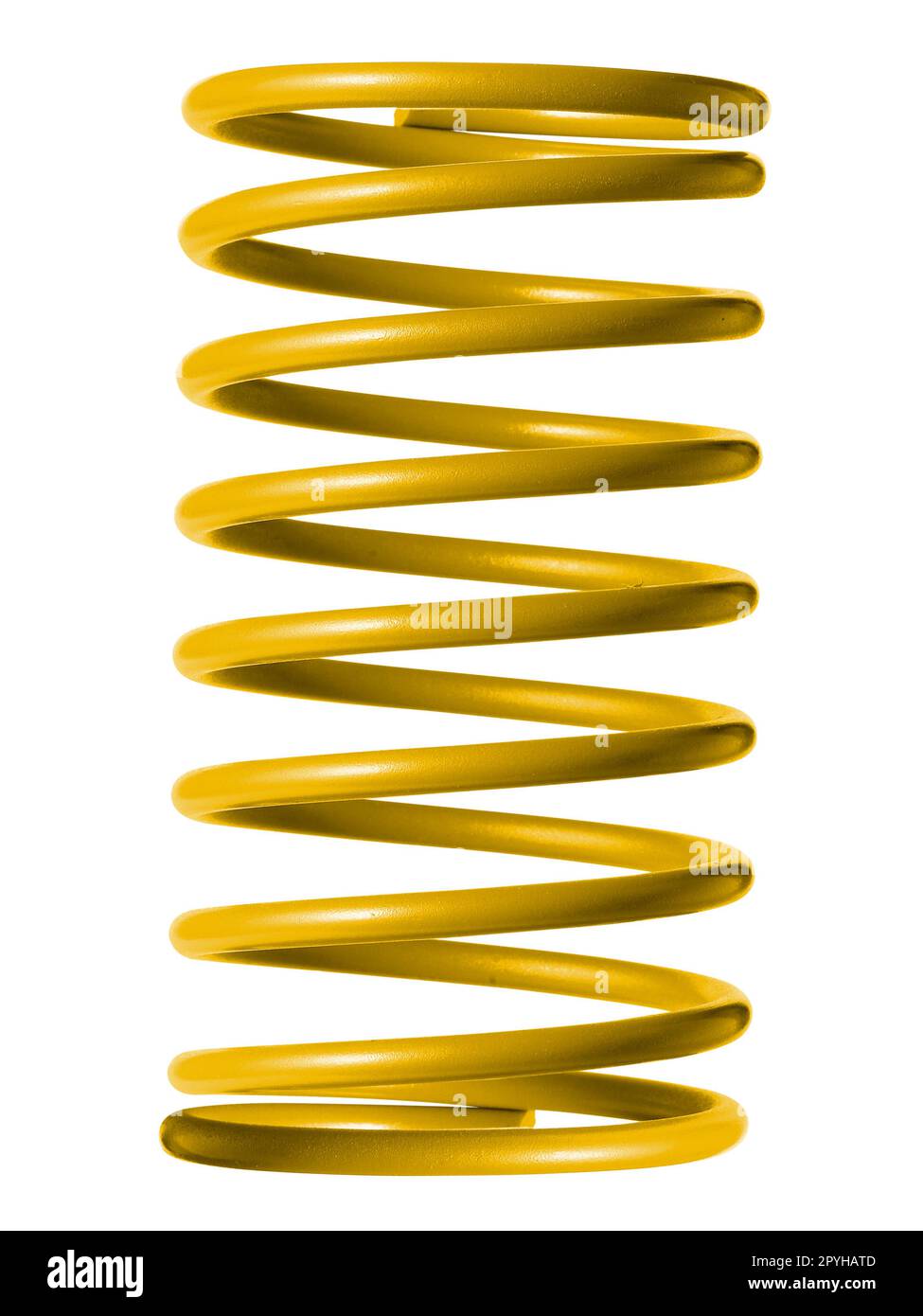 automotive suspension springs on a white background Stock Photo Alamy