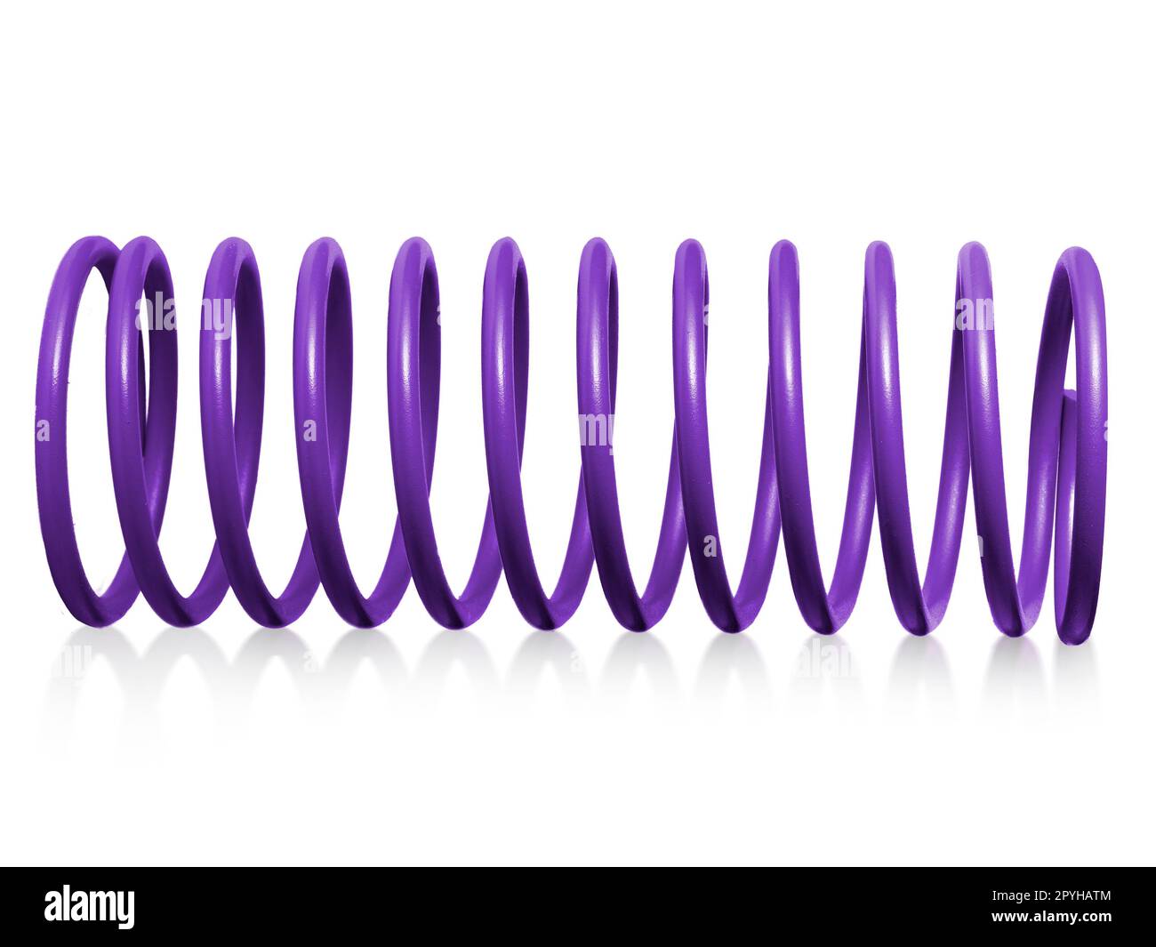 automotive suspension springs on a white background Stock Photo Alamy