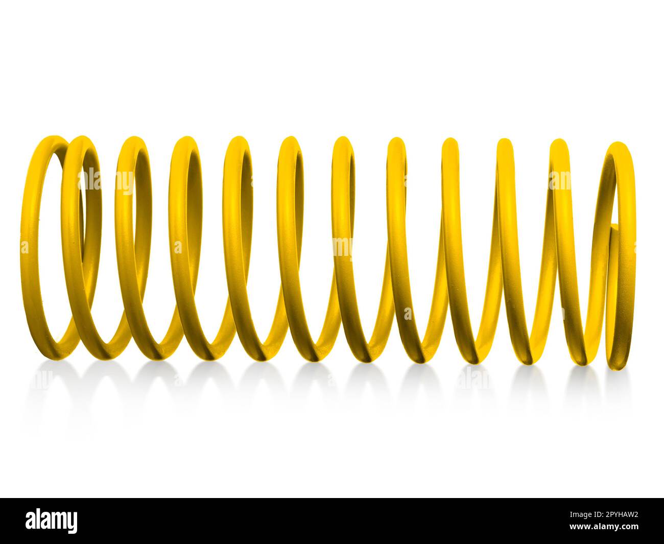 automotive suspension springs on a white background Stock Photo Alamy