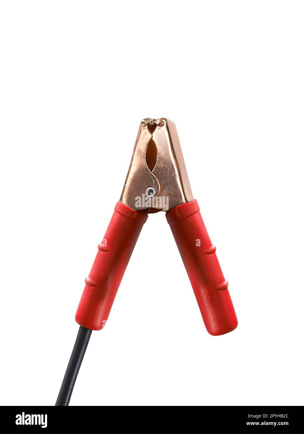 Jumper cable isolated on white background Stock Photo Alamy