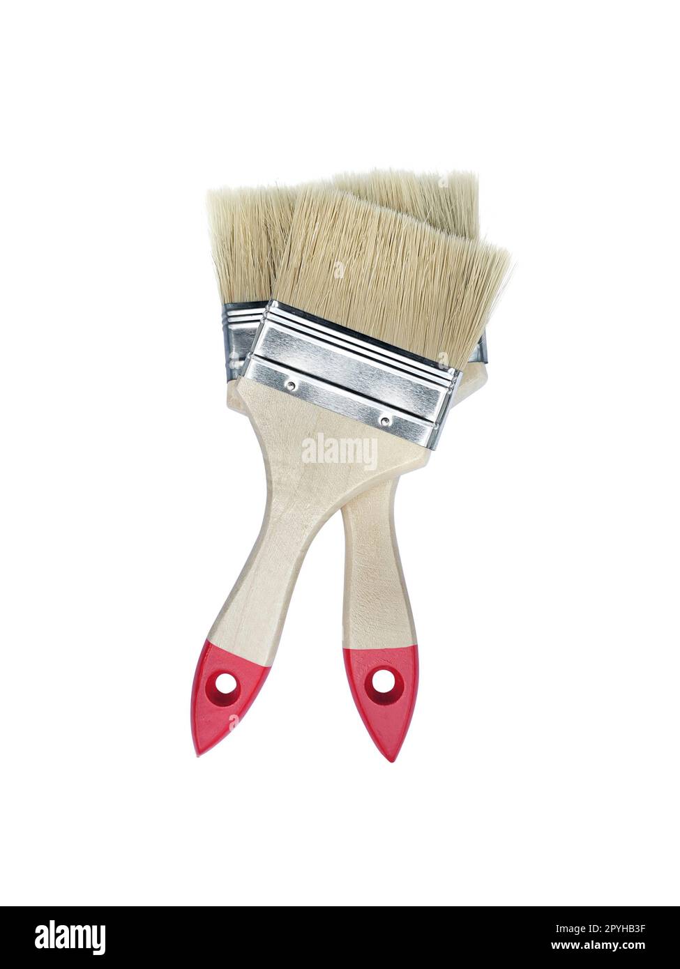 Paint brush isolated on white background Stock Photo