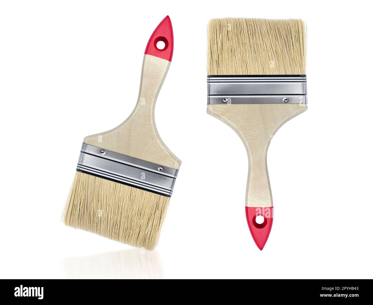 Paint brush isolated on white background Stock Photo