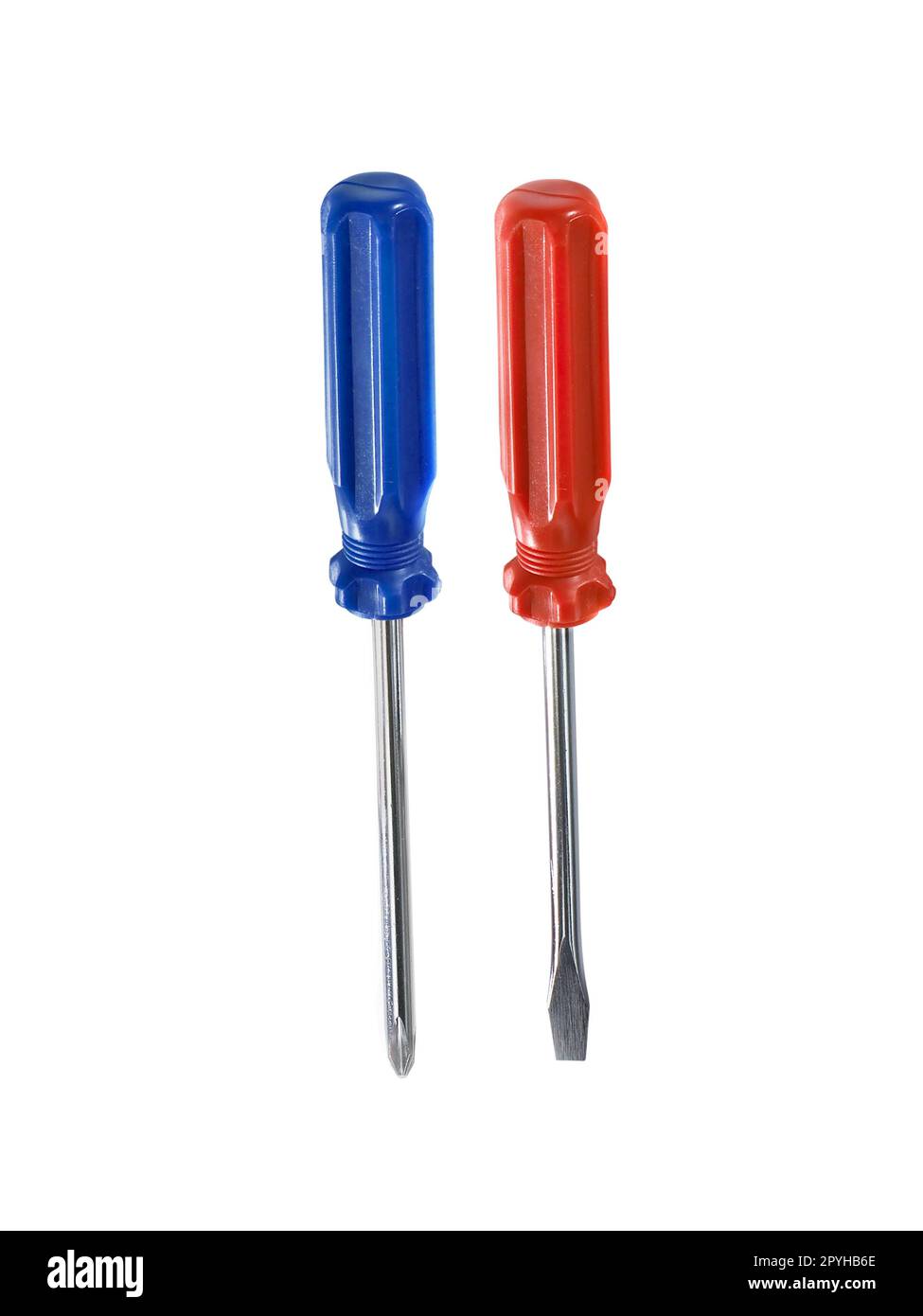 Screwdriver isolated on White Background Stock Photo