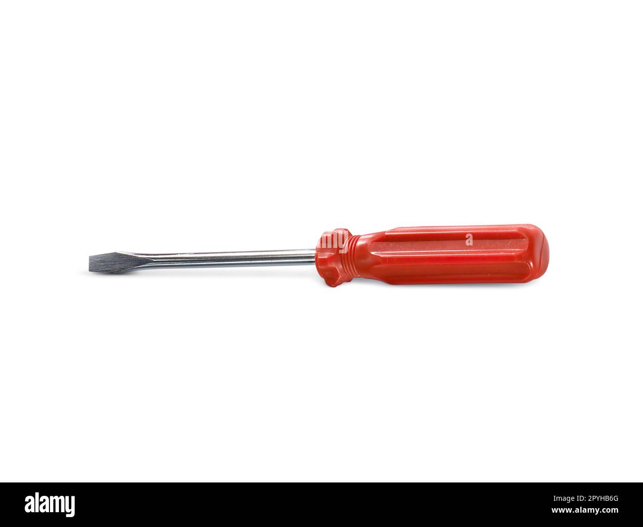 Screwdriver isolated on White Background Stock Photo