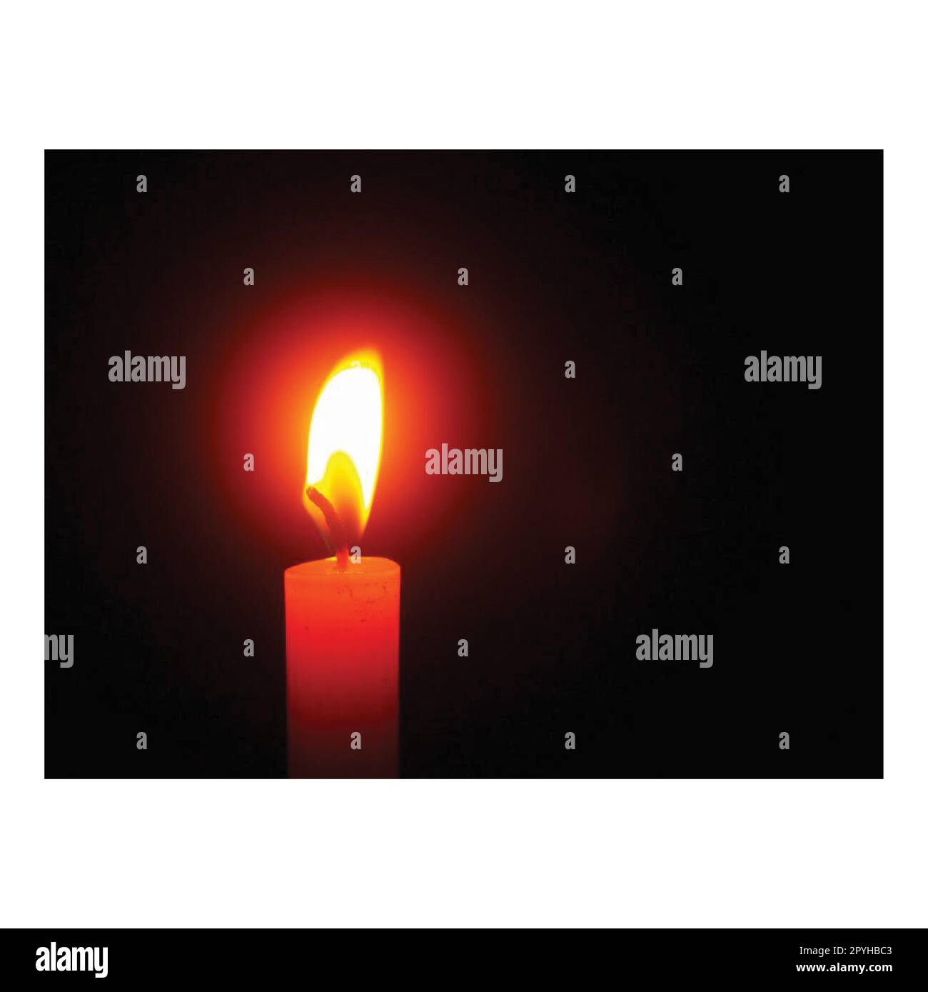 Candle, bright, fire, photo  geometric simple vector Stock Vector