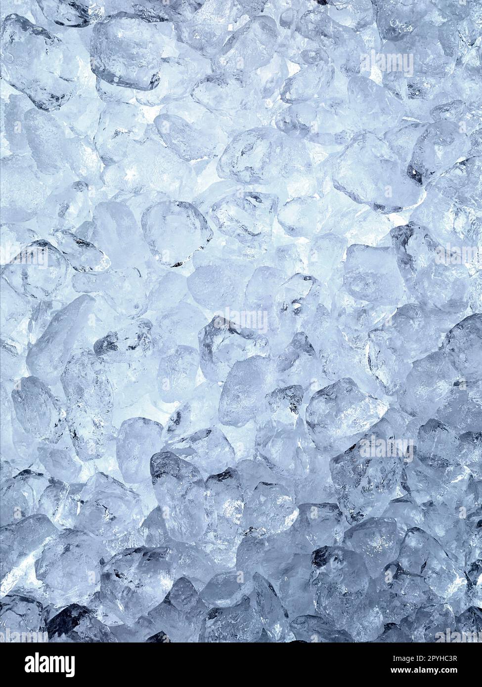 Ice cubes background Stock Photo
