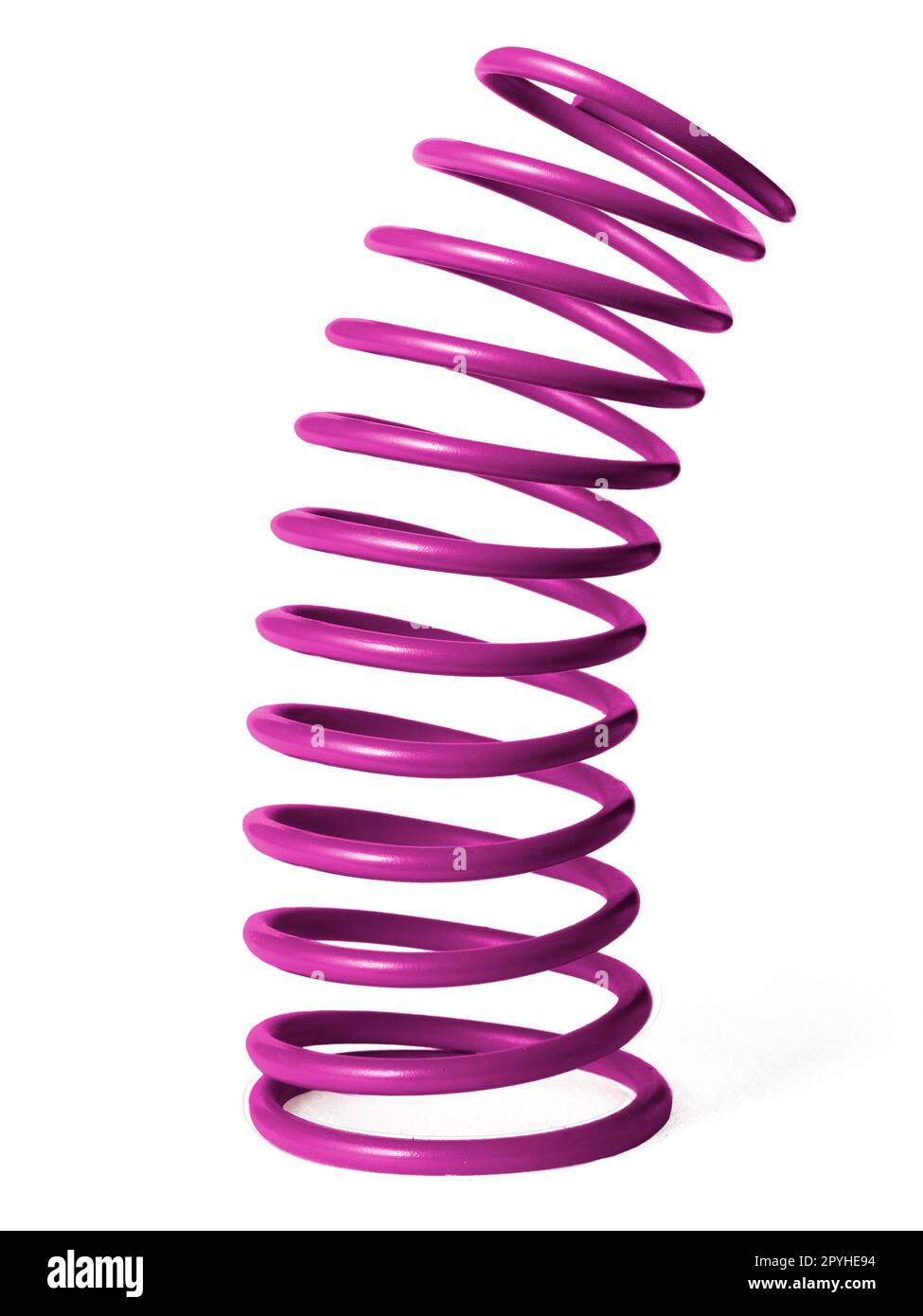 automotive suspension springs on a white background Stock Photo Alamy