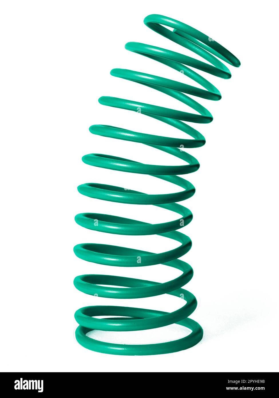 automotive suspension springs on a white background Stock Photo Alamy