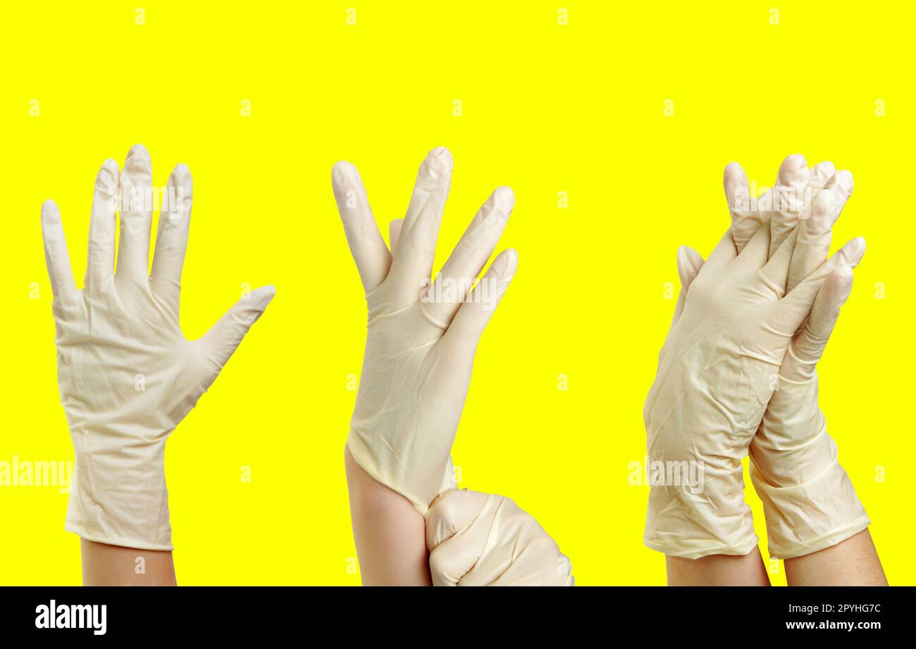 Medical gloves hi-res stock photography and images - Alamy