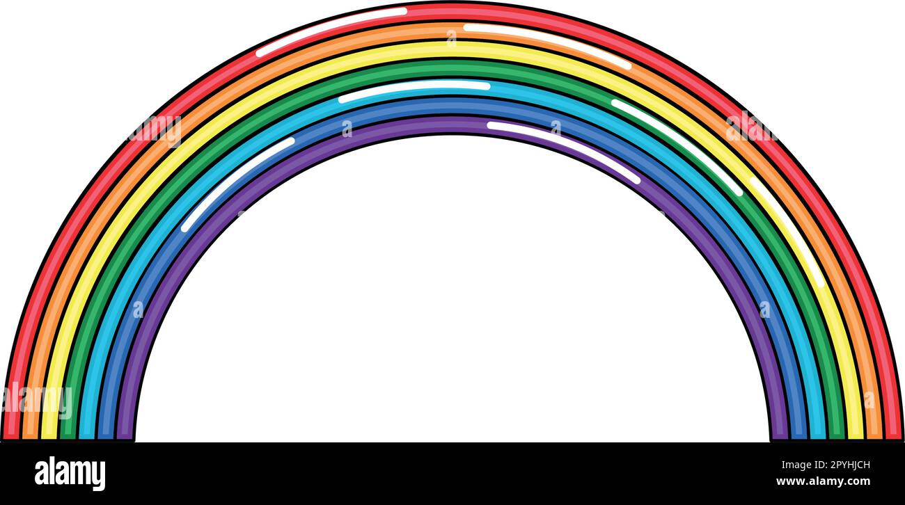 Isolated rainbow icon Flat design Vector Stock Vector Image & Art - Alamy