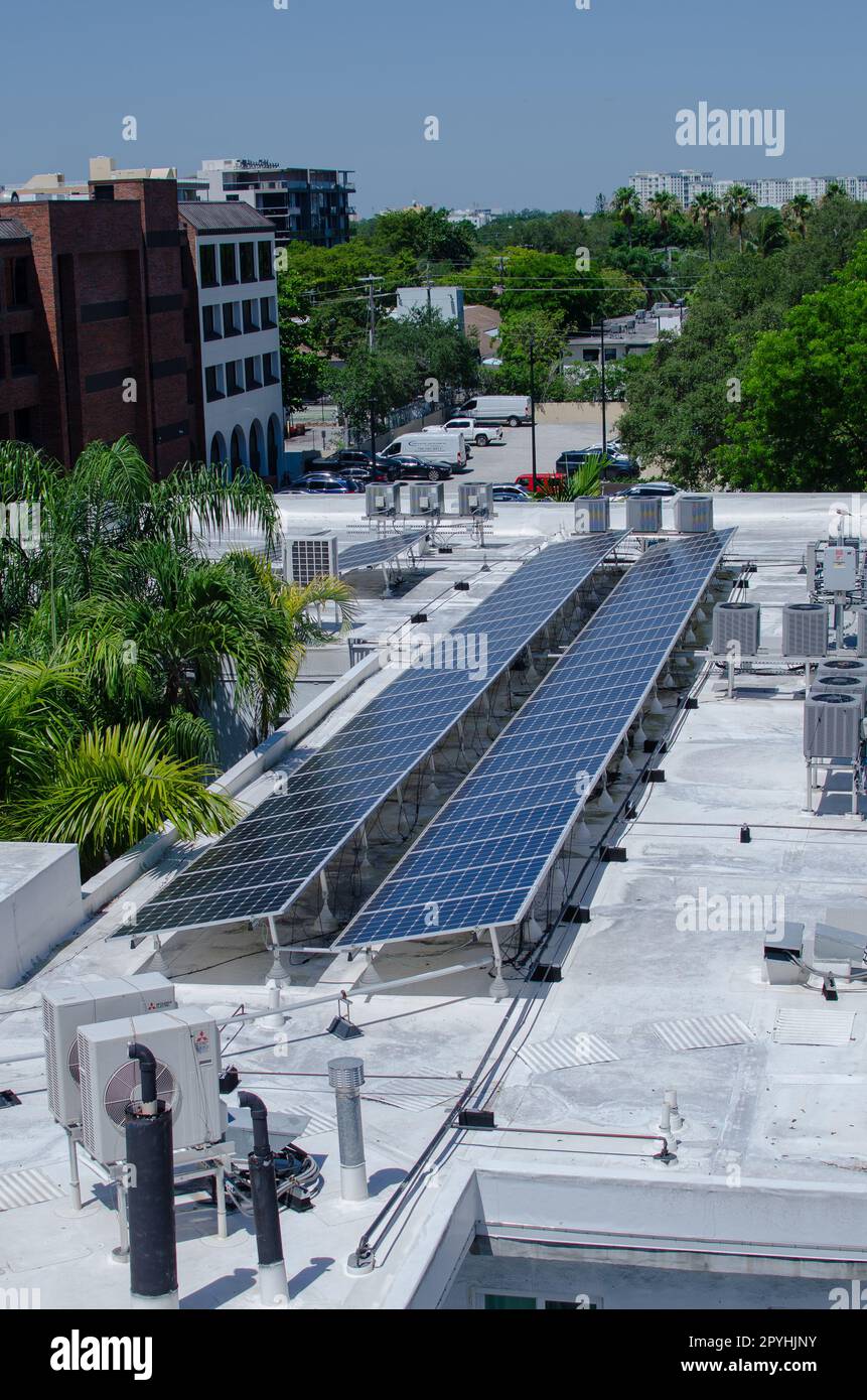 Solar panel on roof hires stock photography and images Alamy