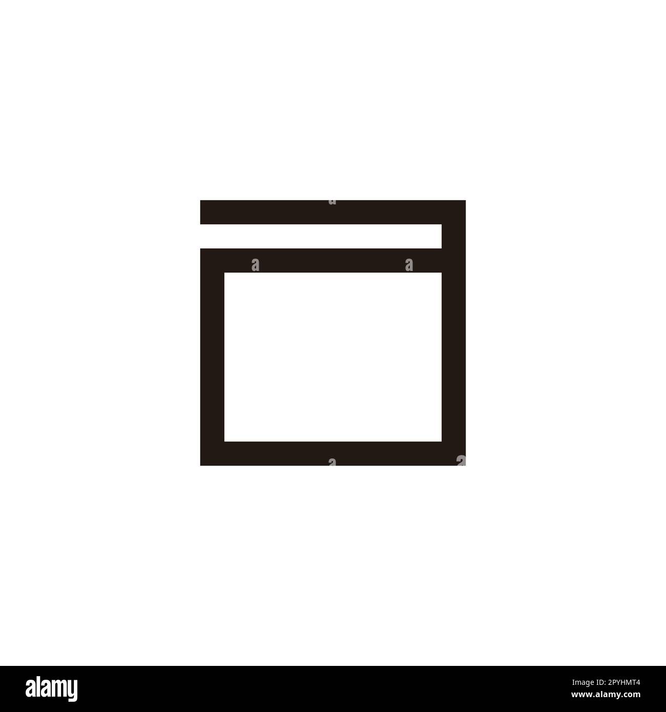 Box square Stock Vector Images - Alamy