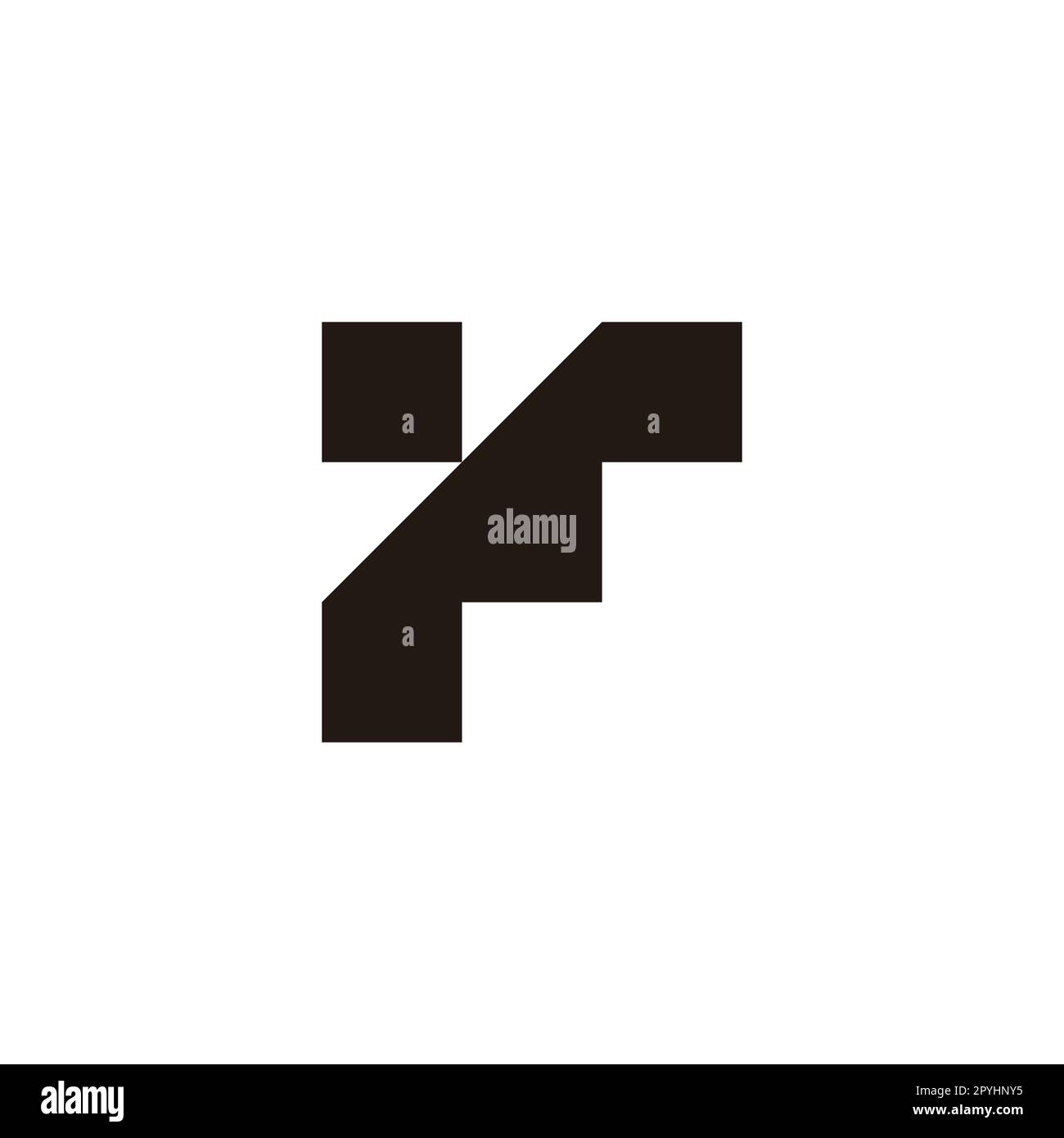 Letter rm mr r m dot geometric symbol simple logo vector Stock Vector