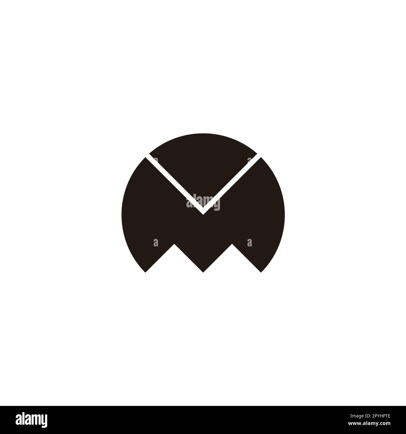 Letter M diamond, unique geometric symbol simple logo vector Stock ...