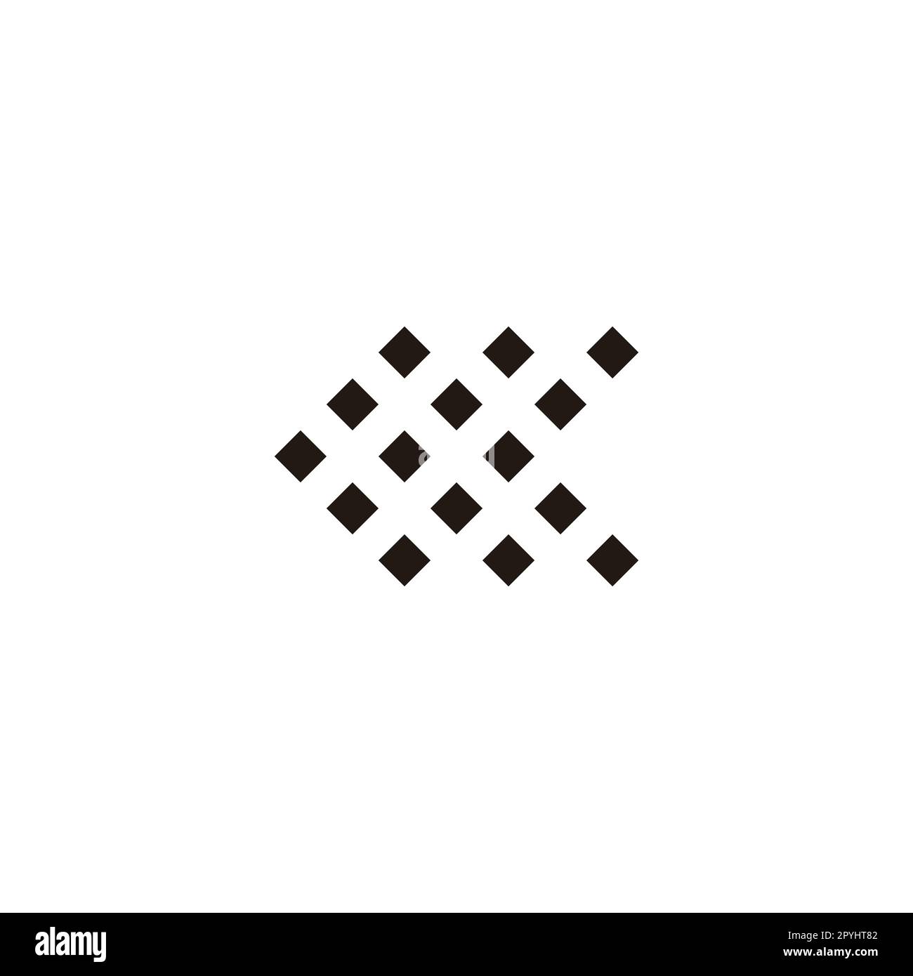 Directions, squares geometric symbol simple logo vector Stock Vector ...