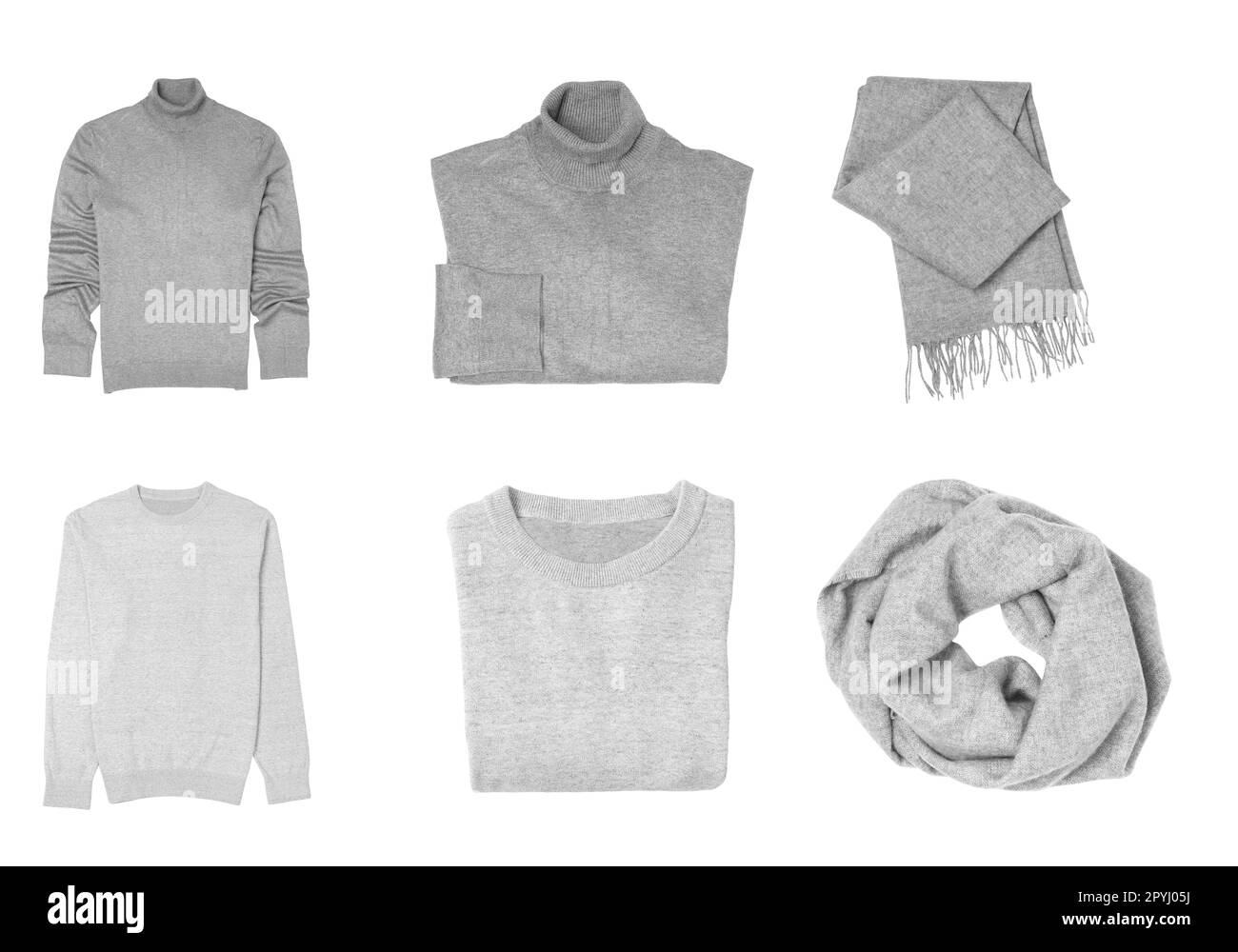 Sweaters in different colors