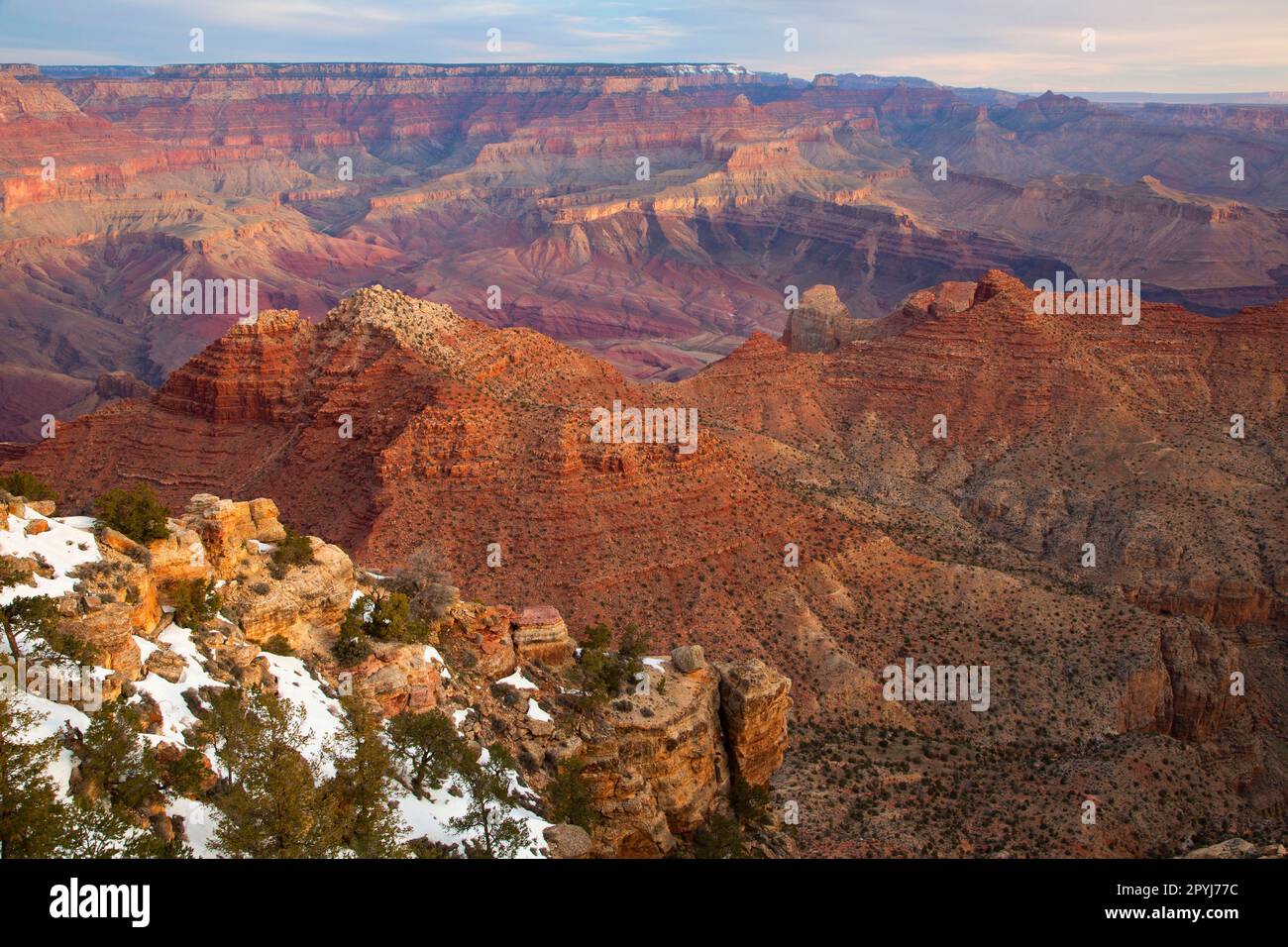 South Rim view, Grand Canyon National Park, Arizona Stock Photo