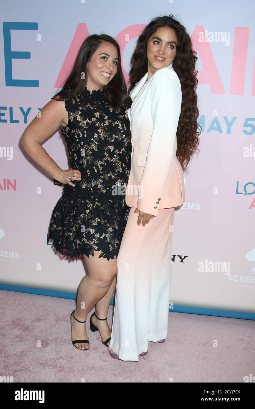 New York NY, USA. 3rd May, 2023. Esther Hornstein and Sofia Barclay at the New York Screening of Love Again at AMC Lincoln Square in New York City on May 3, 2023. Credit: Rw/Media Punch/Alamy Live News Stock Photo