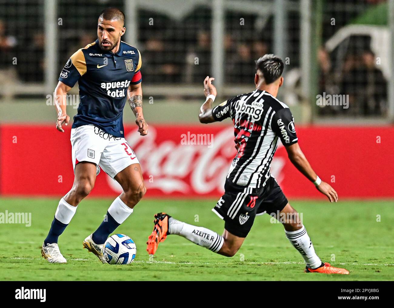 Belo Horizonte, Brazil. 03rd May, 2023. Arena Independencia Josepmir Ballon do Alianza Lima, during the match between Atletico Mineiro and Alianza Lima (PER), for the 3rd round of Group G of Libertadores 2023, at Arena Independencia, this Wednesday 03. 30761 (Gledston Tavares/SPP) Credit: SPP Sport Press Photo. /Alamy Live News Stock Photo