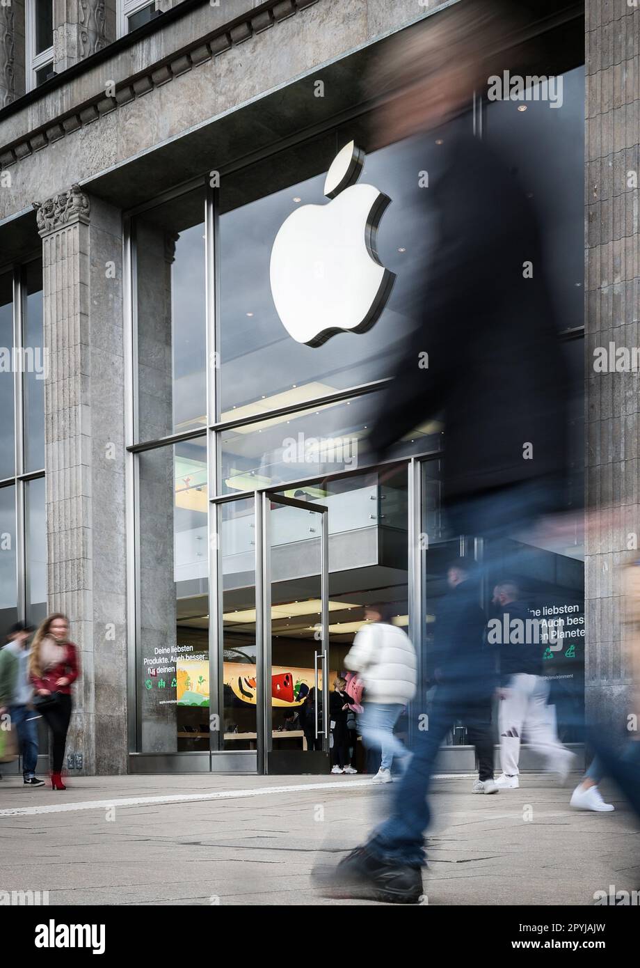 Hamburg, Germany. 02nd May, 2023. The logo of the US technology company