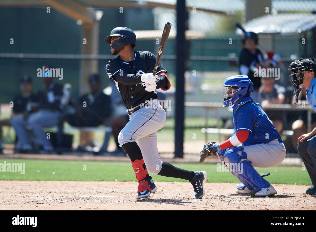 Los Angeles Dodgers pitcher James Jones (66) during an Extended Spring