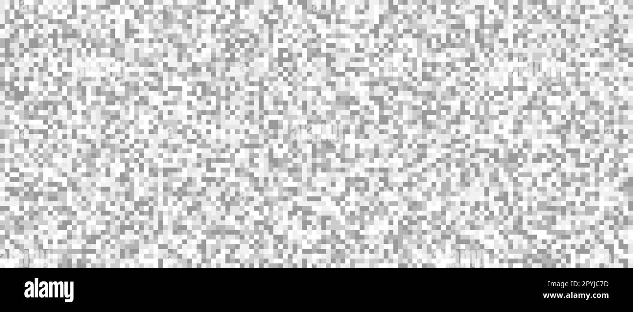 White noise texture. Static interference grunge vector background. TV  screen no signal. Stock Vector