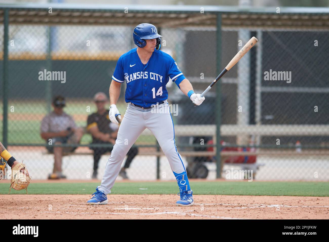 Brewer Hicklen (14) Of The Kansas City Royals During An Extended Spring ...