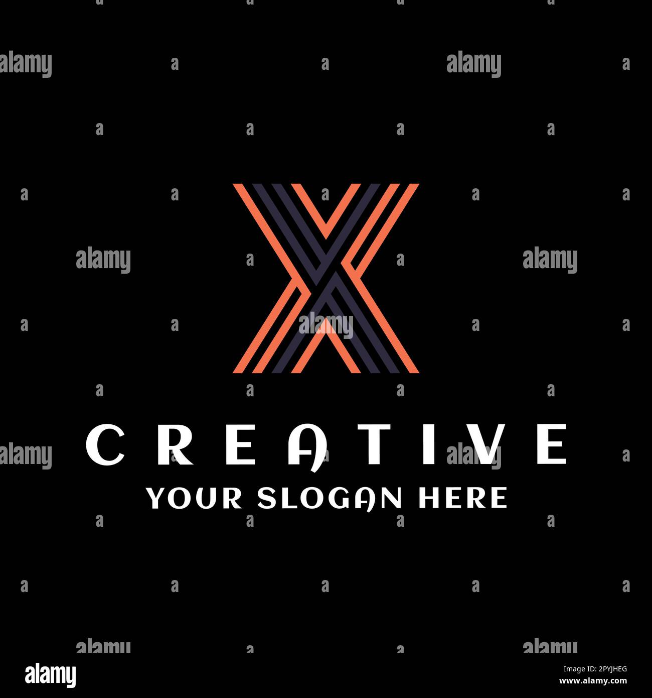 Letter X logo design Template. Initial X letter logo. x letter logo