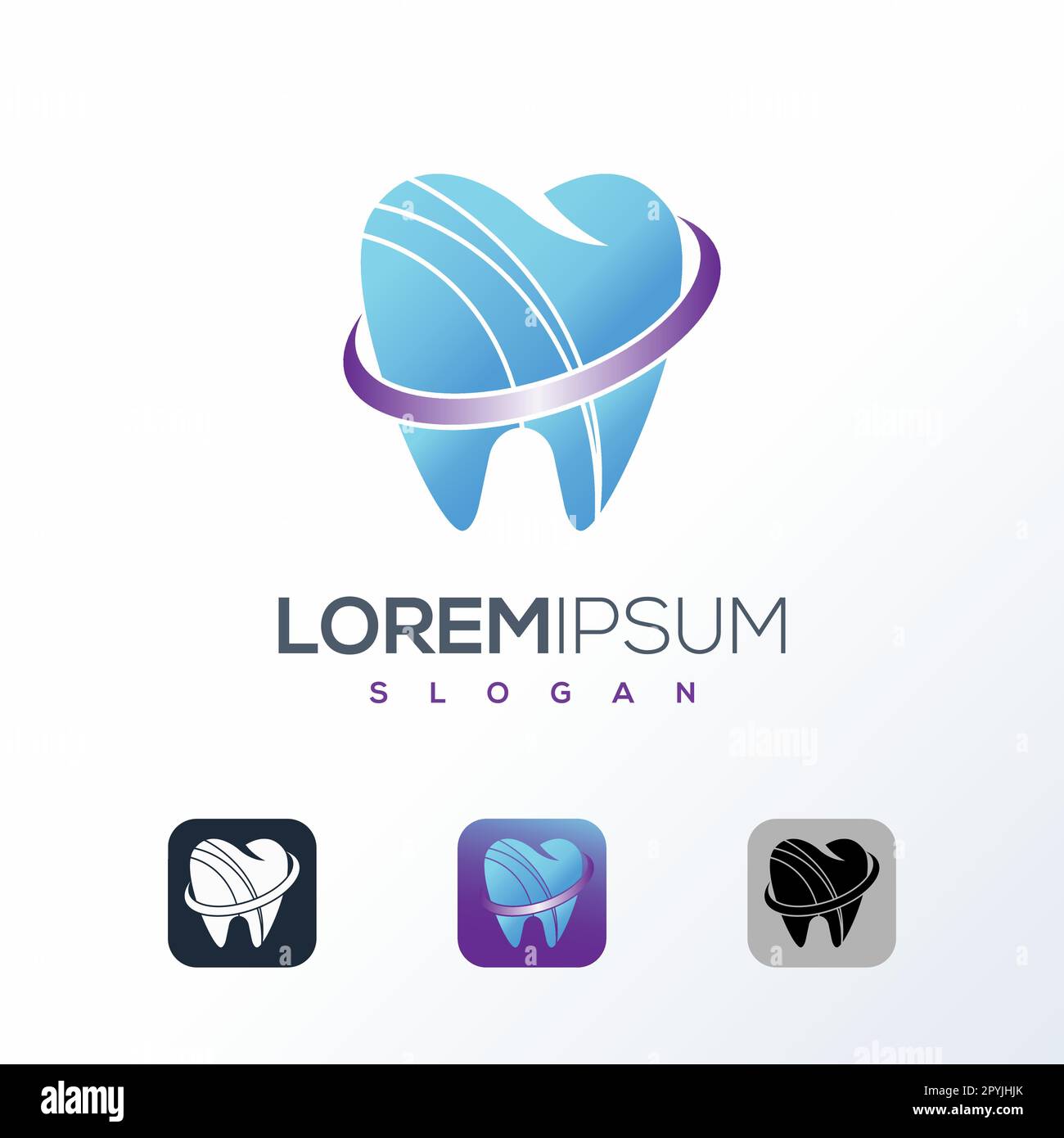 Creative Dental Logo Design Template. Dental Care Logo Concept Icon