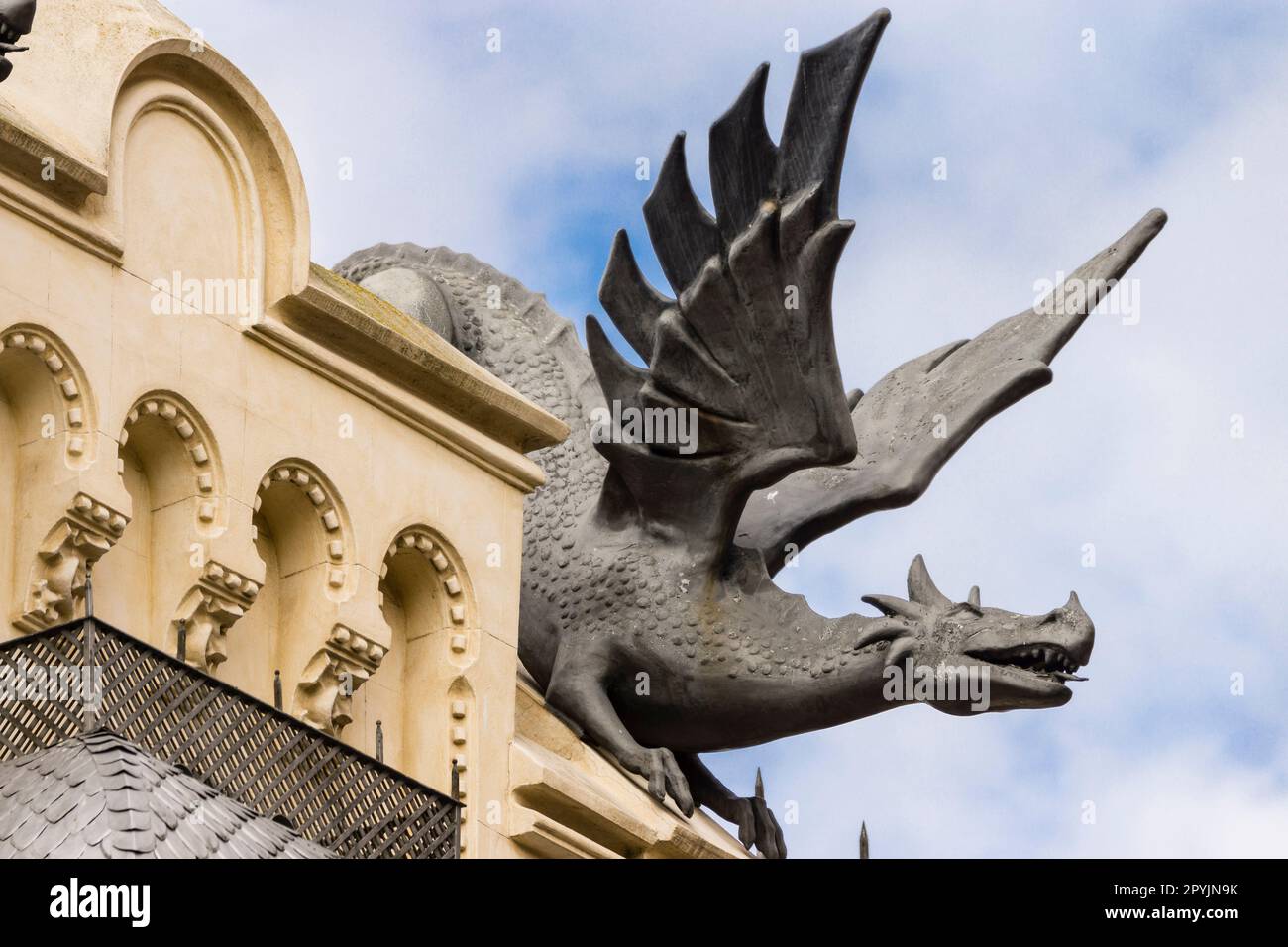 Casa de los Dragones, Ceuta , ciudad autónoma, españa, norte de Africa, africa Stock Photo