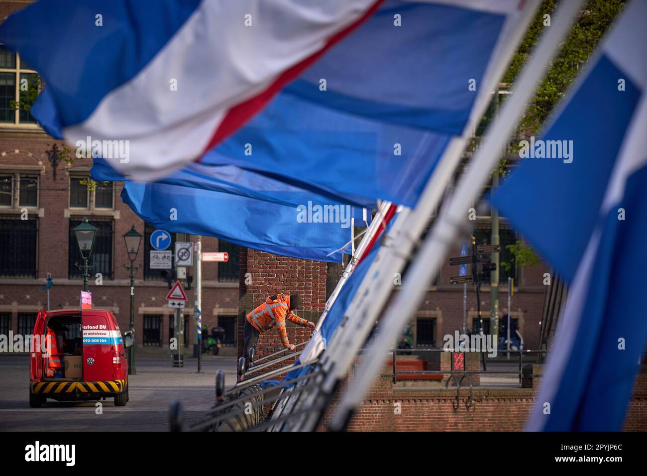 THE HAGUE Flags are flown at halfmast as a sign of reverence and