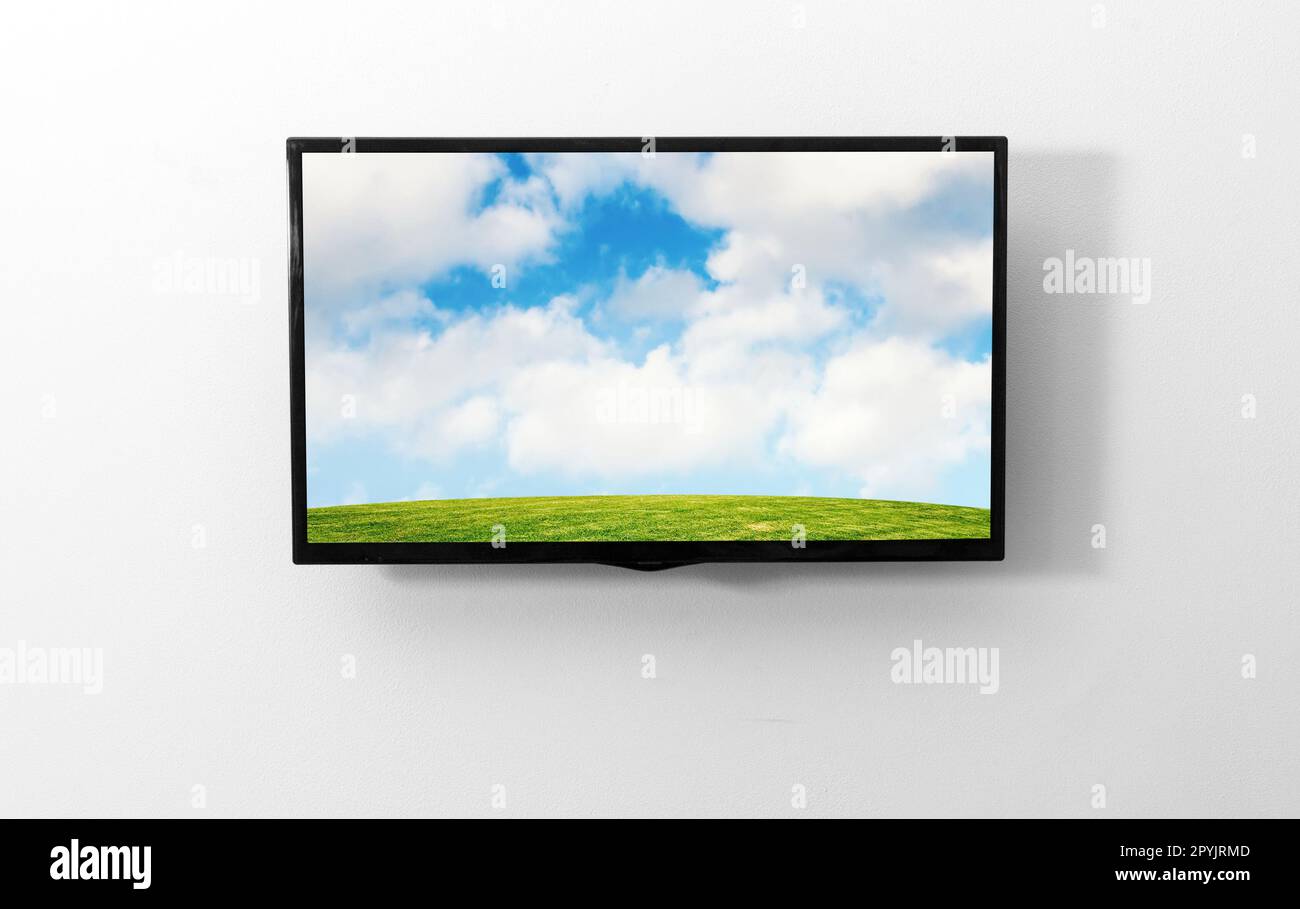 4k monitor watching smart tv Stock Photo by ©Krivosheevv 193386114