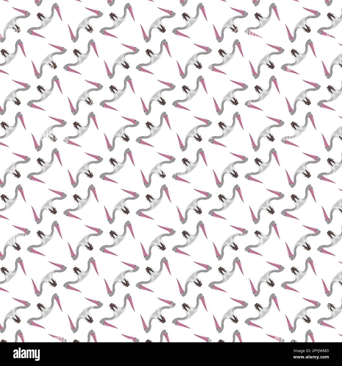 Abstract pattern of pelican birds Stock Photo