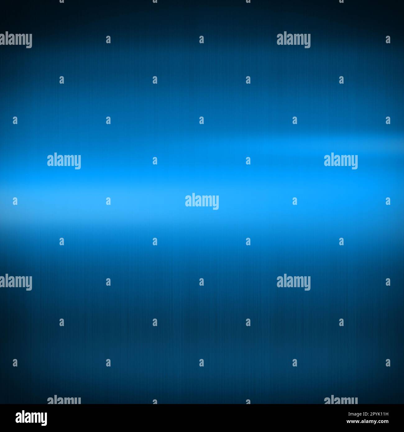 Blue shiny brushed metal. Square background texture Stock Photo