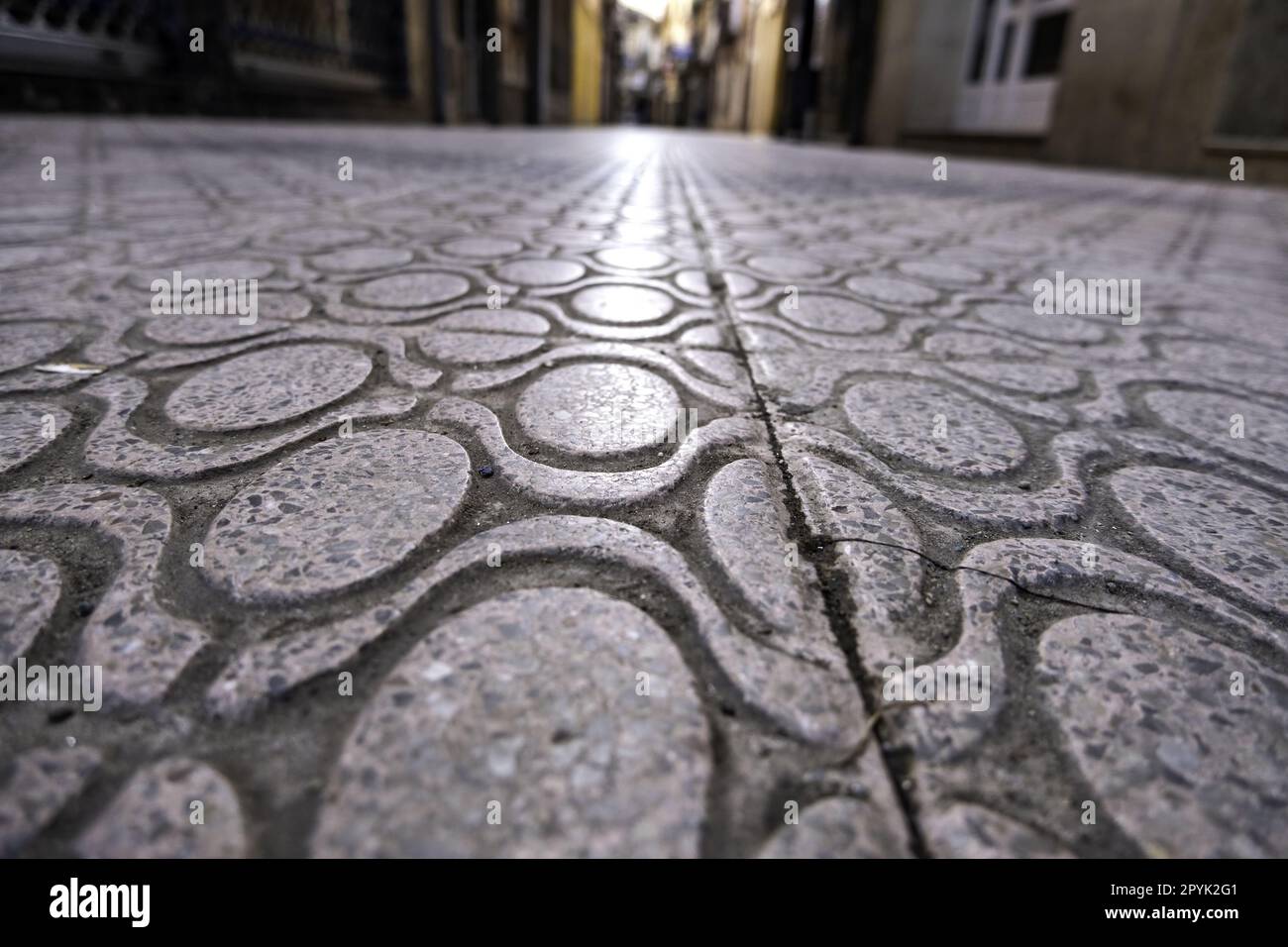 Old cobblestone floor Stock Photo