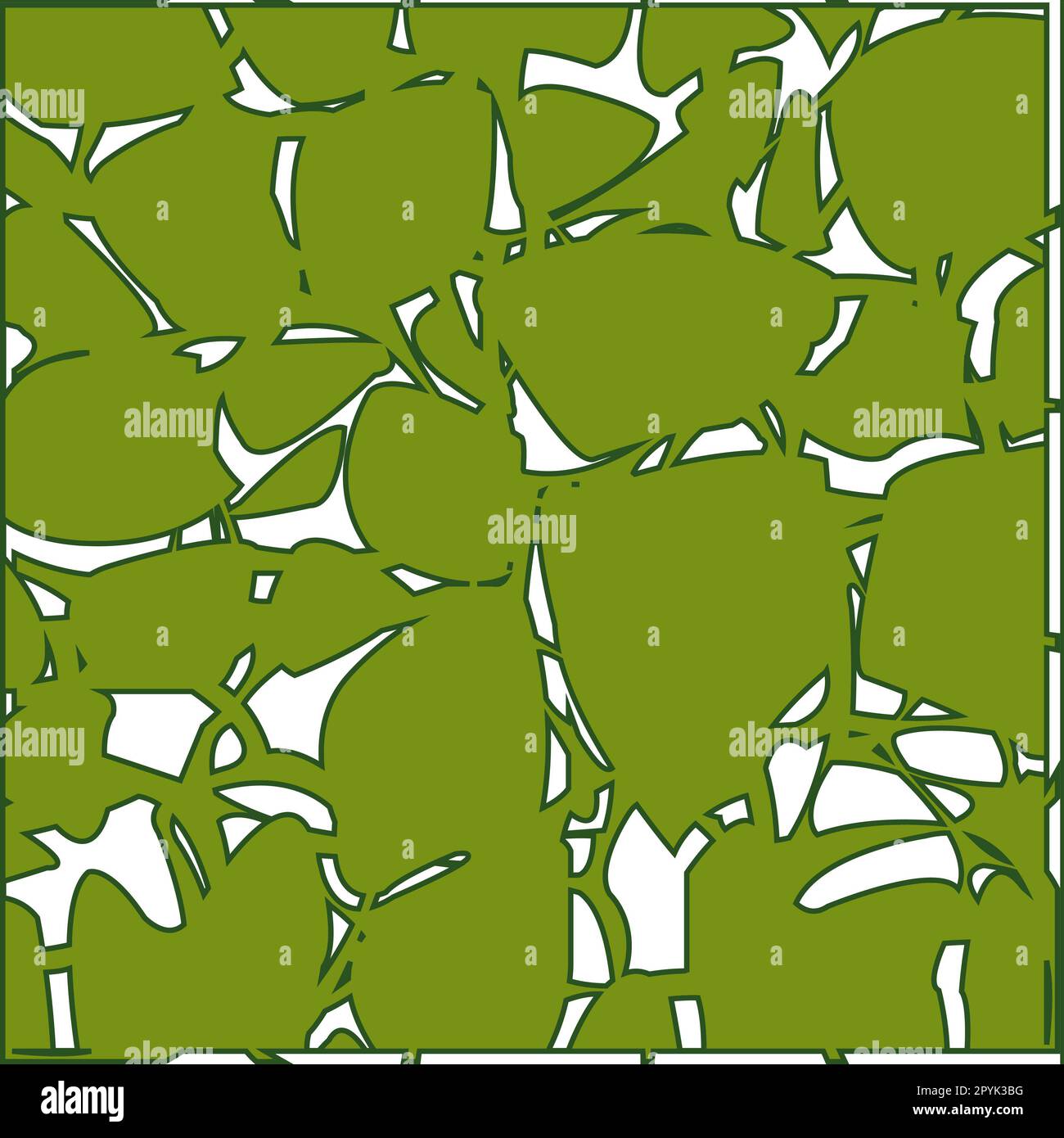 Vector illustration of the abstract green background seamless pattern ...