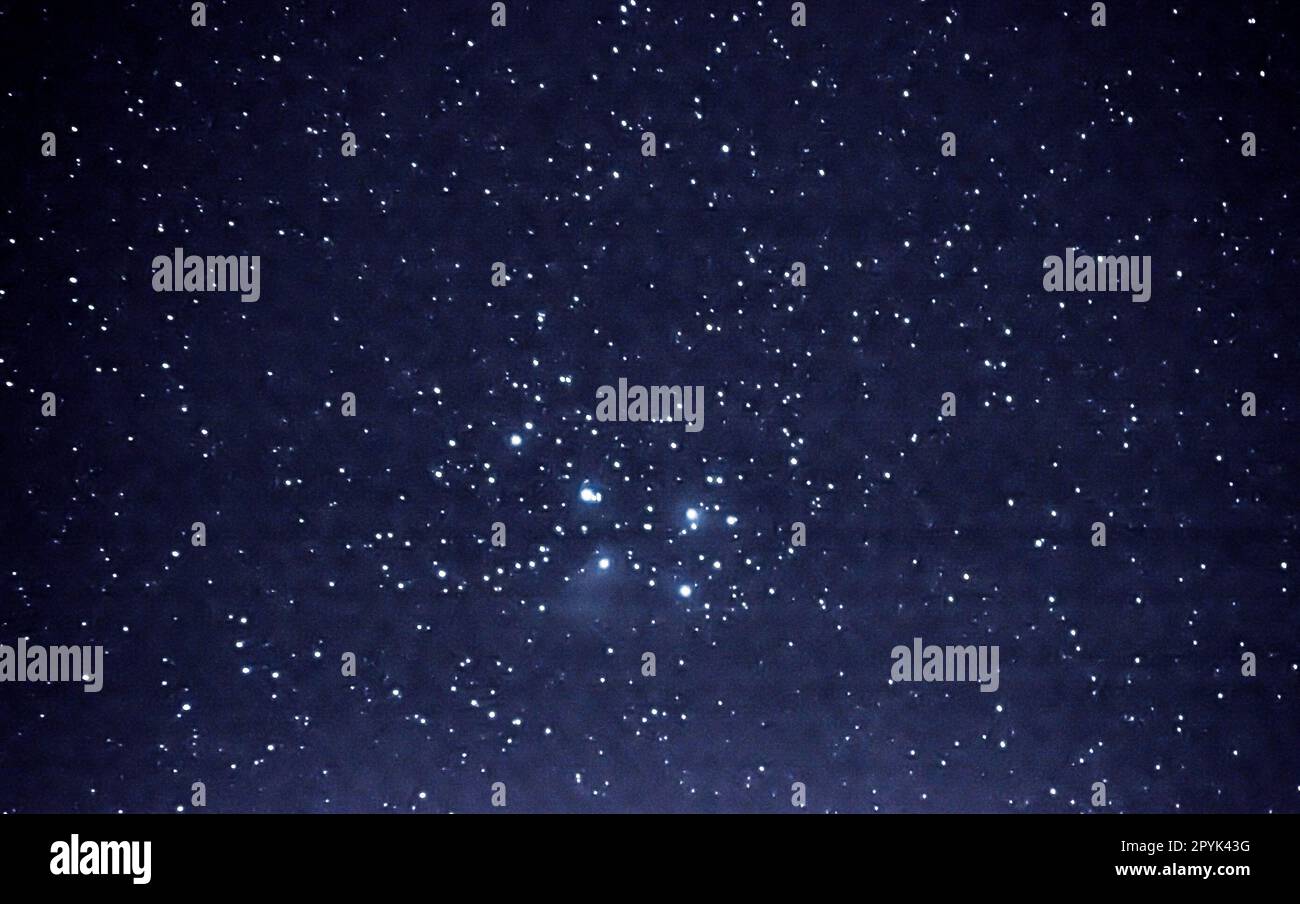 Pleiades Astronomy Sky Chart
