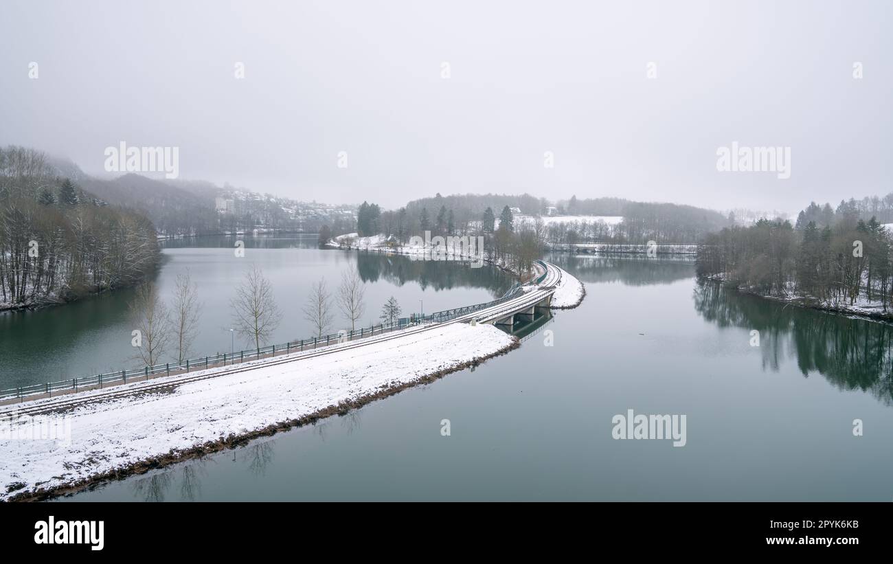 Fog on lake panoramic time hi-res stock photography and images - Alamy