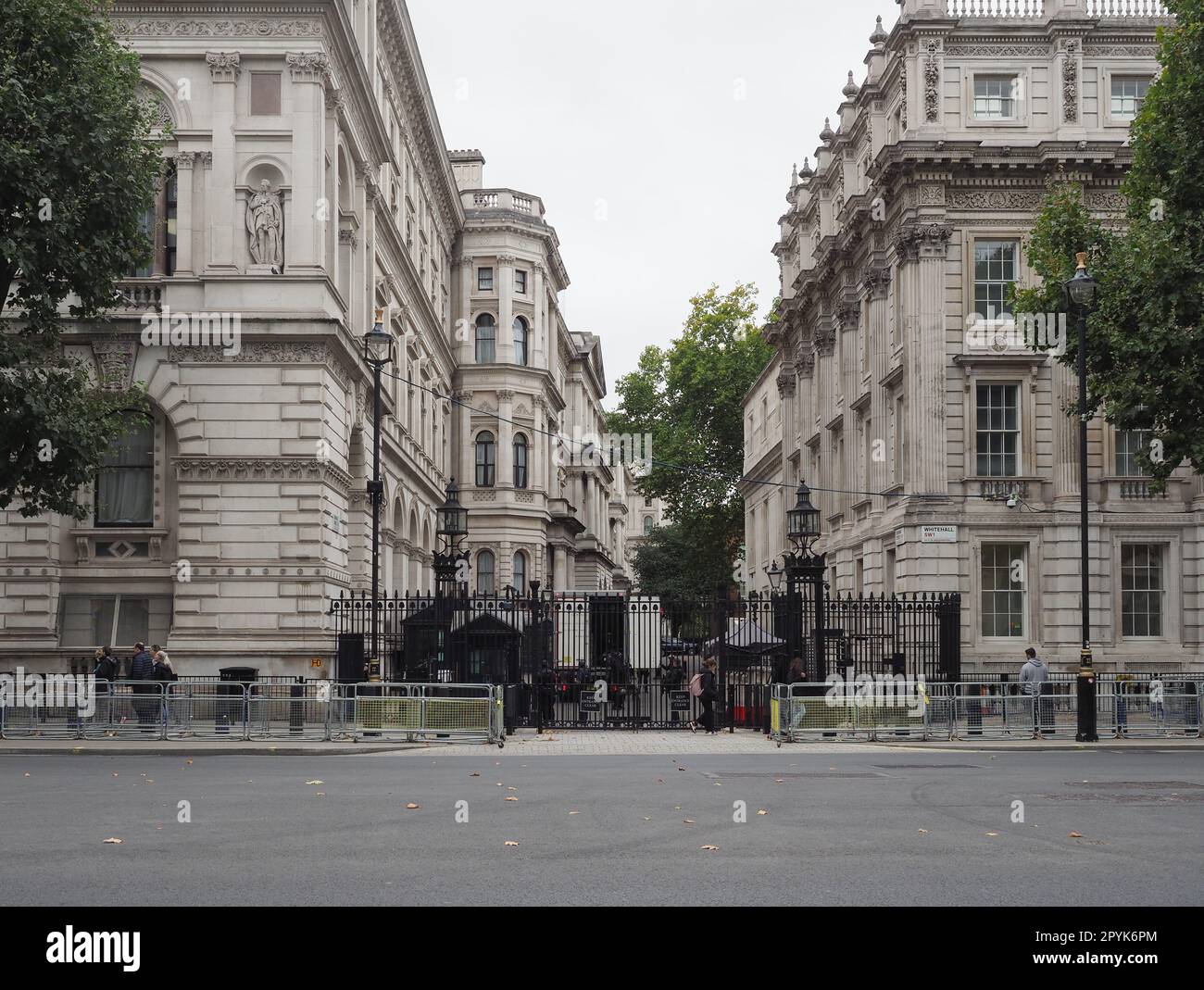 LONDON, UK CIRCA OCTOBER 2022 Number 10 Downing Street headquarters of the Government and