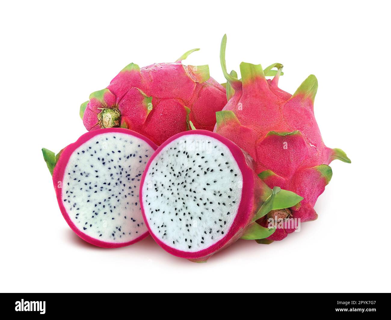 Dragon fruit isolated on white background Stock Photo
