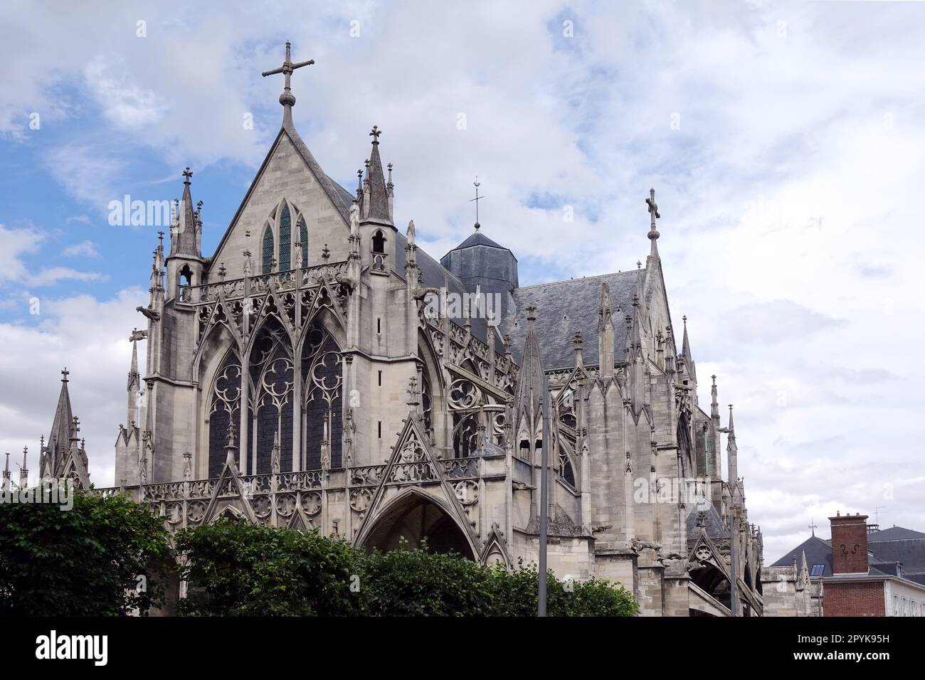 Basilika in Troyes Stock Photo