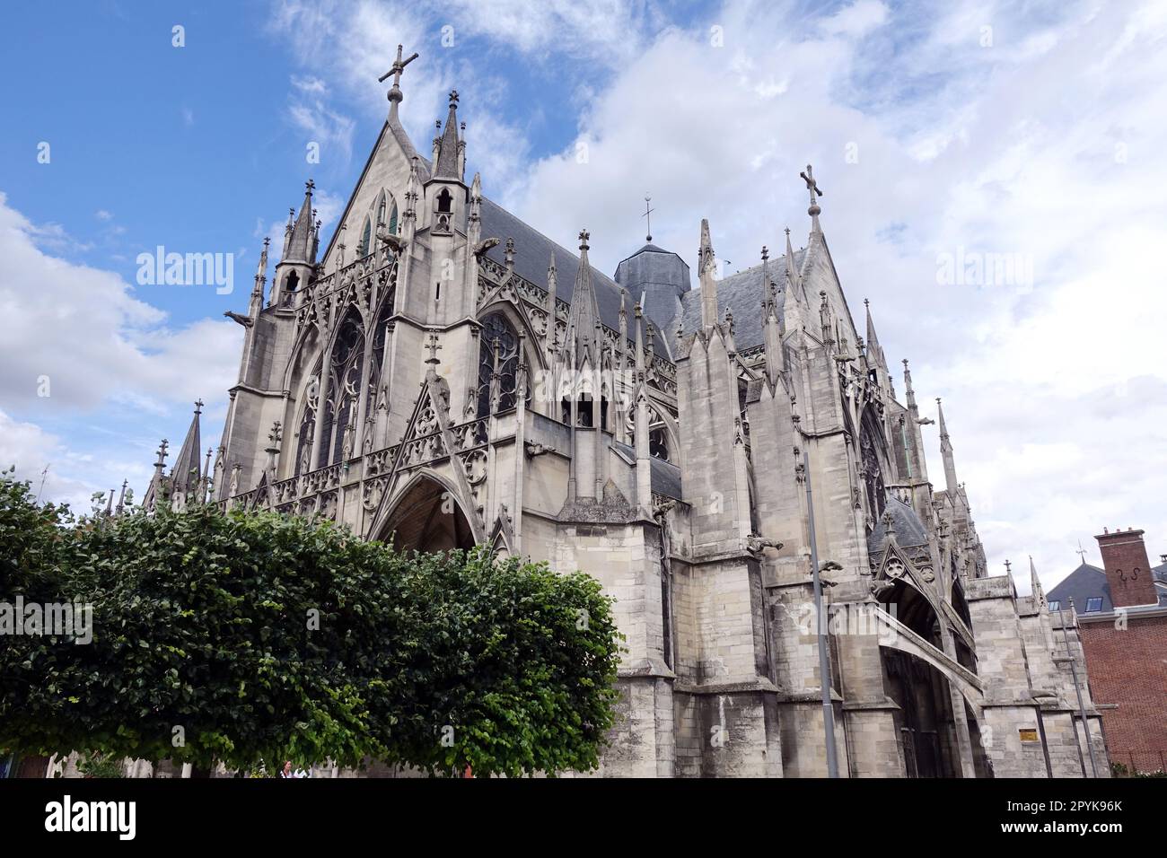 Basilika in Troyes Stock Photo